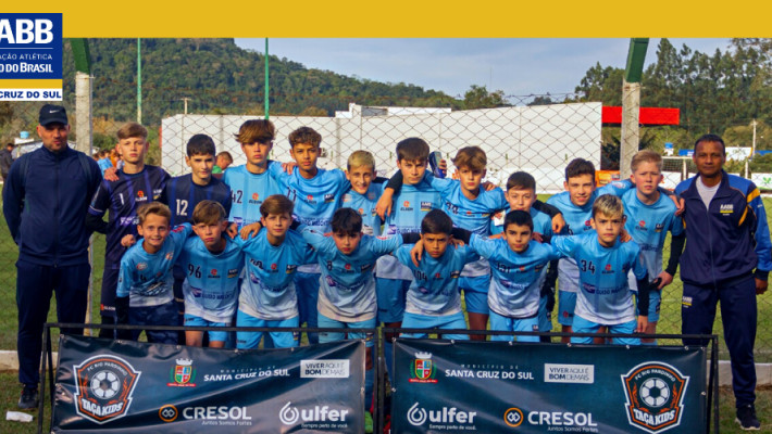 Escolinha de Futebol da AABB é destaque na Taça Kids