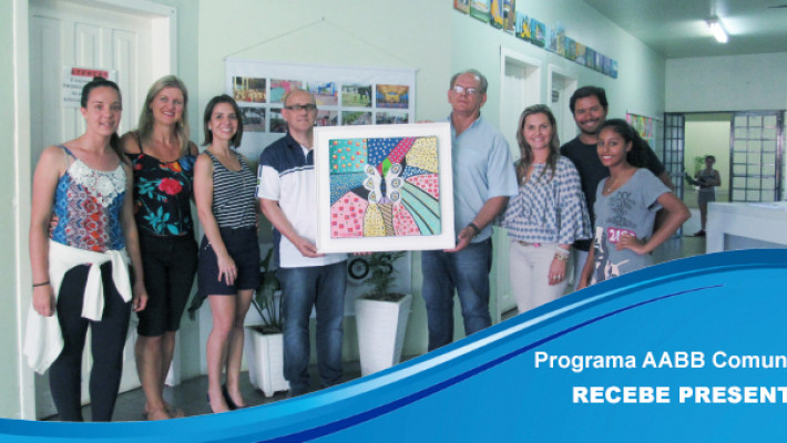 Programa AABB Comunidade recebe presente da Escola Harmonia