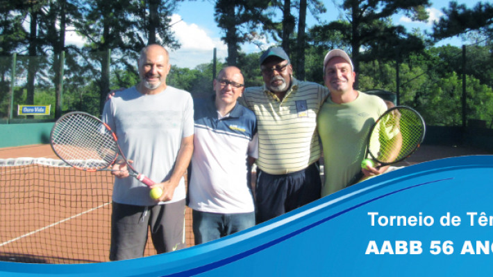 Começou – Torneio de Tênis AABB 56 Anos