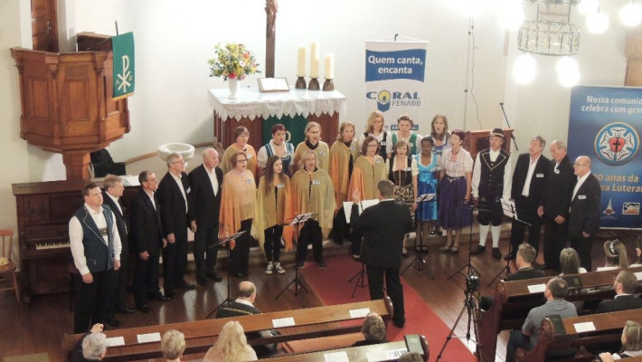 Apresentação do Coral da AABB na 32ª Oktoberfest