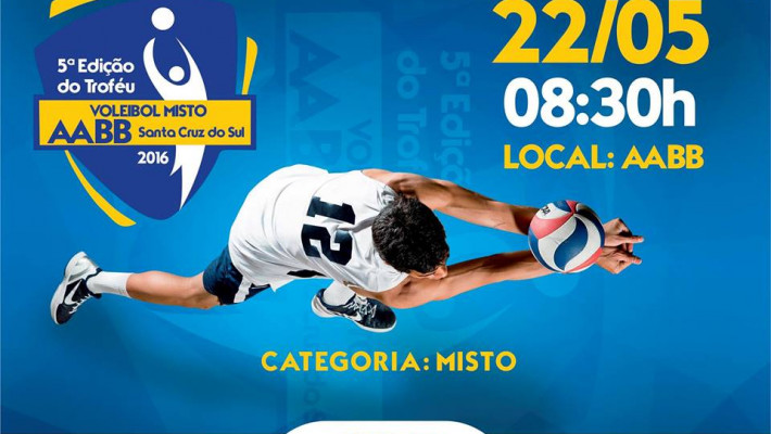 CONVITE – 5ª Edição do Troféu AABB Voleibol Misto
