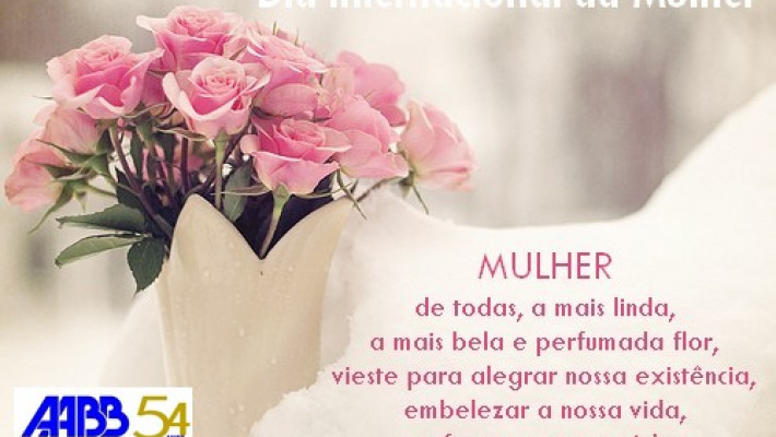 Feliz Dia da Mulher!
