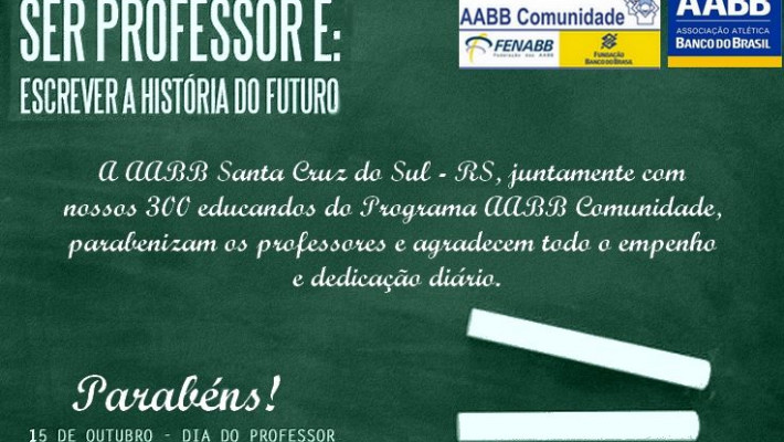 Parabéns Professores
