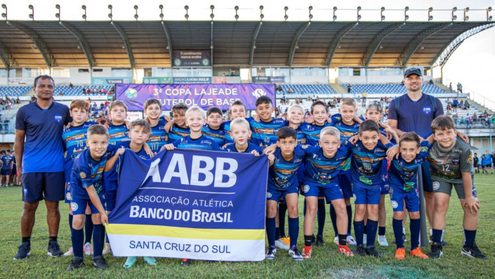 AABB Santa Cruz do Sul marca presença na 3ª Copa Lajeado de Futebol de Base