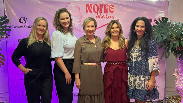 Mais de 160 mulheres celebram a 4ª edição da Noite Delas na AABB Santa Cruz do Sul