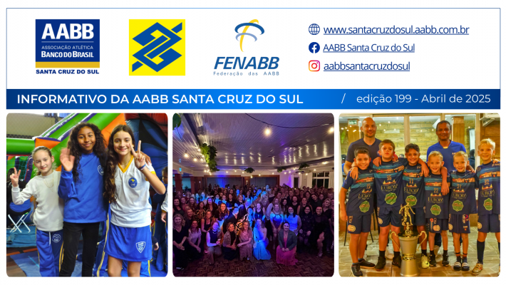 AABB Santa Cruz do Sul – Informativo de Abril