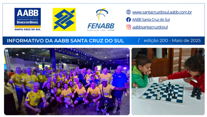 AABB Santa Cruz do Sul – Informativo de Maio