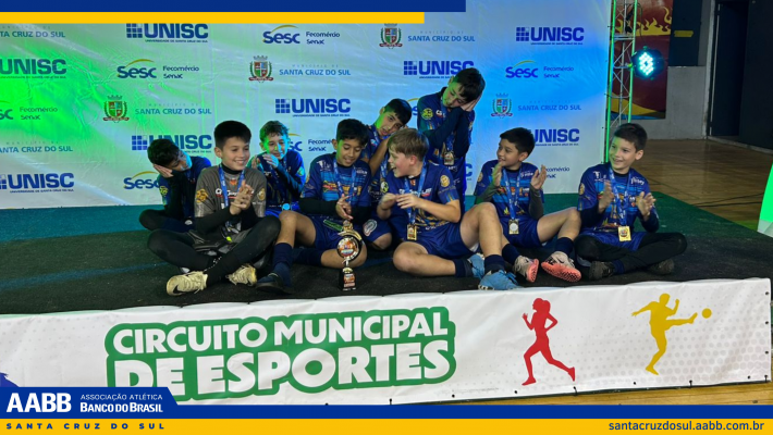 Fim de semana de conquistas para a Escolinha de Futebol da AABB