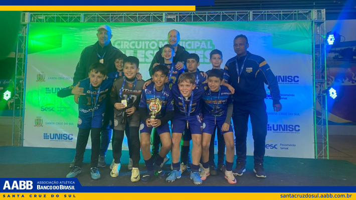 Fim de semana de conquistas para a Escolinha de Futebol da AABB