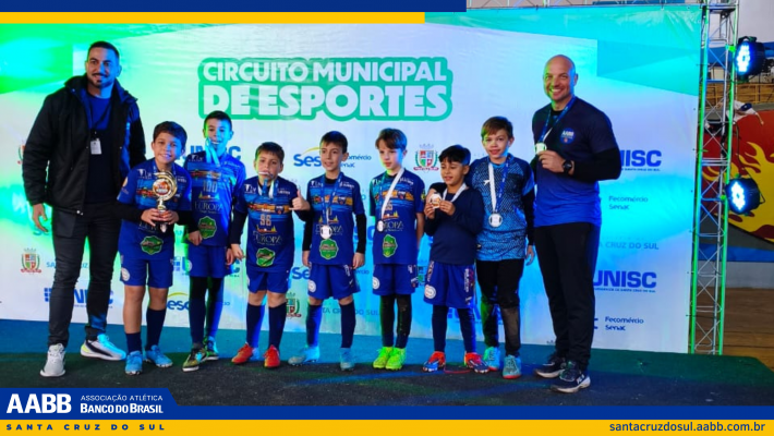 Fim de semana de conquistas para a Escolinha de Futebol da AABB