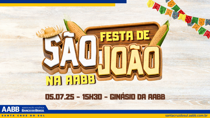 Vem aí o São João da AABB: diversão garantida pra toda a família!