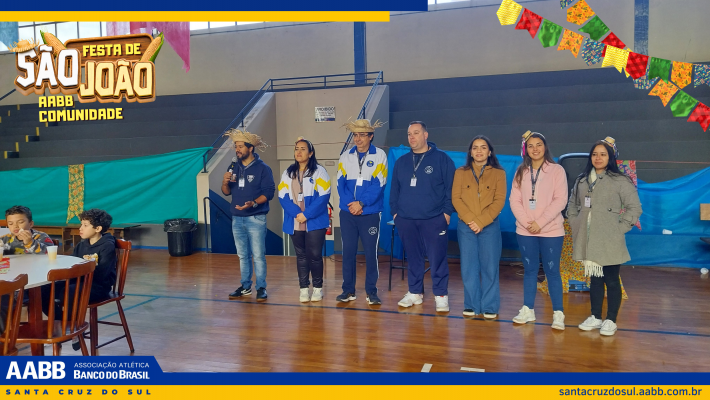 Festa Julina do Programa AABB Comunidade reúne cerca de 300 estudantes