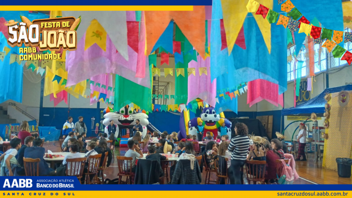 Festa Julina do Programa AABB Comunidade reúne cerca de 300 estudantes