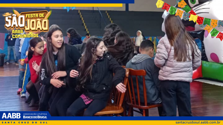 Festa Julina do Programa AABB Comunidade reúne cerca de 300 estudantes