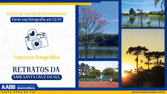 Concurso de Fotografias AABB tem prazo prorrogado até 12 de novembro