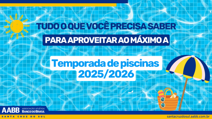 Tudo o que você precisa saber sobre a Temporada de Piscinas 2025/2026