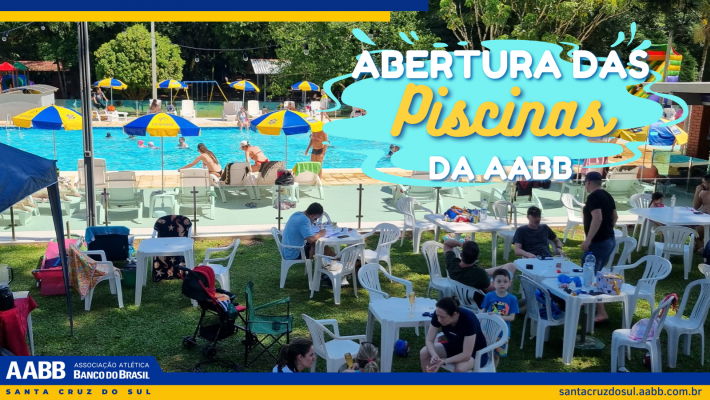 Abertura das Piscinas reúne cerca de 400 associados na AABB