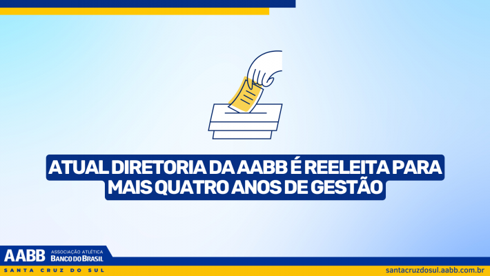 Atual diretoria da AABB é reeleita para mais quatro anos de gestão