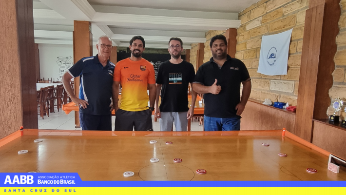 AABB sedia o I Open de Futebol de mesa com participação regional