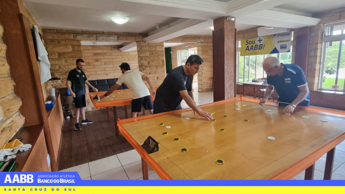 AABB sedia o I Open de Futebol de mesa com participação regional