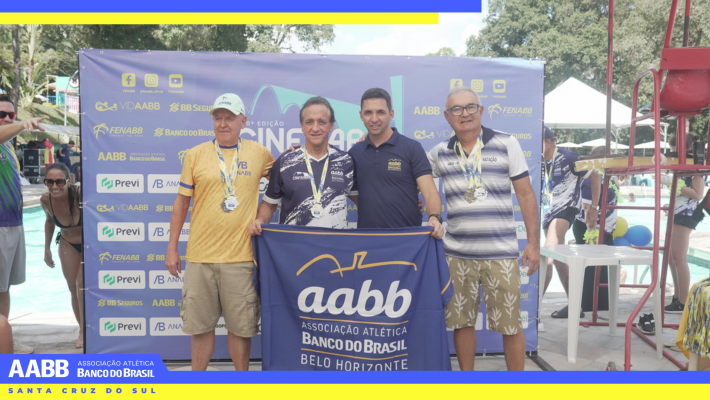 AABB Santa Cruz do Sul conquista 11 medalhas no 30º CINFAABB