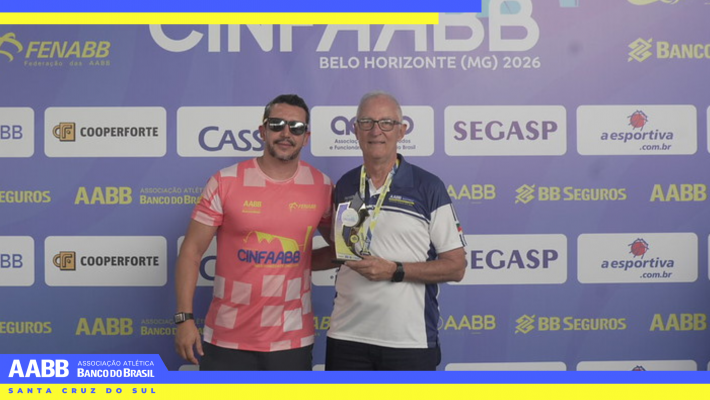 AABB Santa Cruz do Sul conquista 11 medalhas no 30º CINFAABB