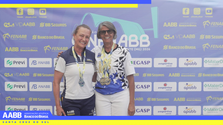 AABB Santa Cruz do Sul conquista 11 medalhas no 30º CINFAABB