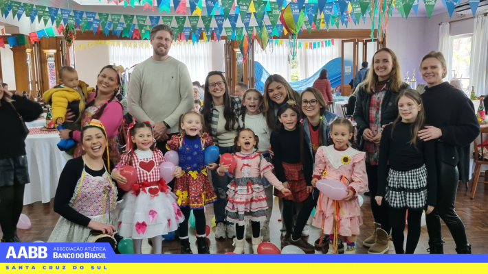 São João da AABB reúne famílias e proporciona uma tarde de muita diversão