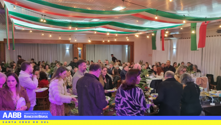 Noite Italiana reúne associados e amigos em noite de música, gastronomia e confraternização na AABB