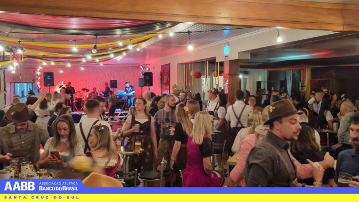  Primeiro Gole reúne mais de 200 pessoas e abre o clima da Oktoberfest na AABB