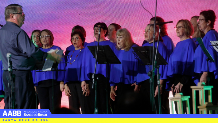 Coral da AABB participa do 22º Encontro Estadual de Coros das AABBs do Rio Grande do Sul