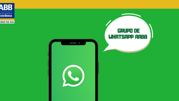 Faça parte do Grupo de WhatsApp AABB