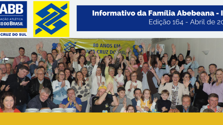 Informativo da Família Abebeana de abril está no ar!
