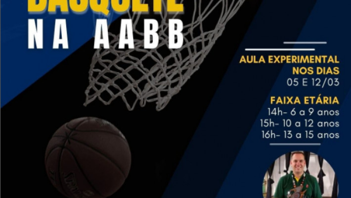 AABB oferecerá aulas experimentais de Basquete em março
