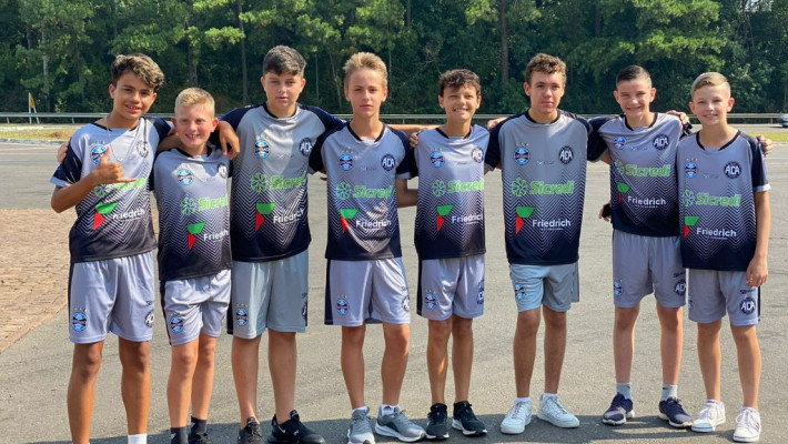 Atletas da Escolinha de Futebol da AABB disputaram a Copa Teutônia de Futebol de Base