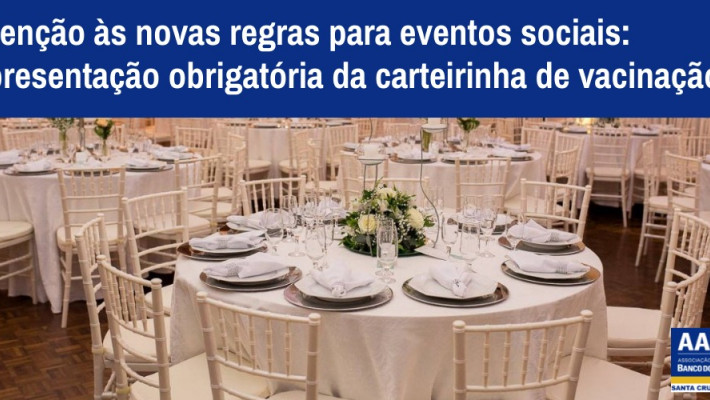 Atenção associados! Novas regras para eventos sociais na AABB