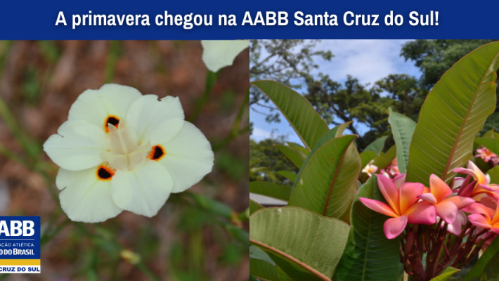 A primavera chegou na AABB Santa Cruz do Sul!