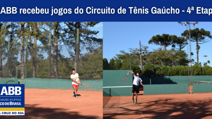 AABB recebeu jogos do Circuito de Tênis Gaúcho – 4ª Etapa
