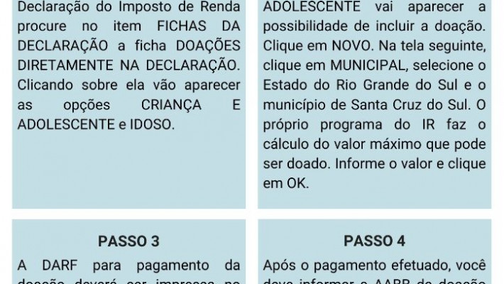 Com a prorrogação da entrega da declaração, você tem até 31 de maio para doar 3% do seu IR ao Progra