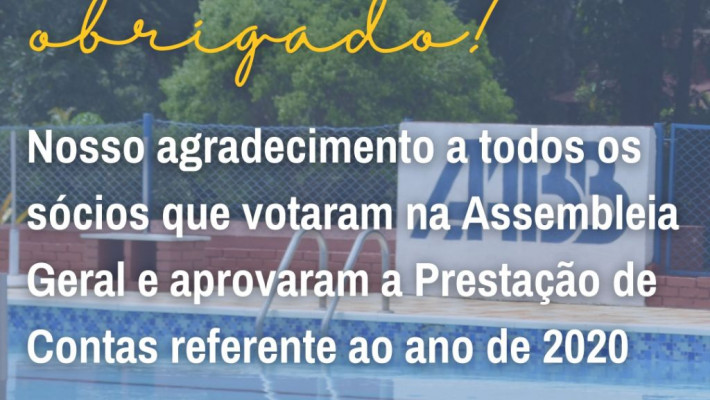 Assembleia Geral dos sócios da AABB aprova prestação de contas  referente à 2020