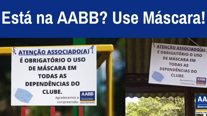 Está na AABB? Use Máscara!