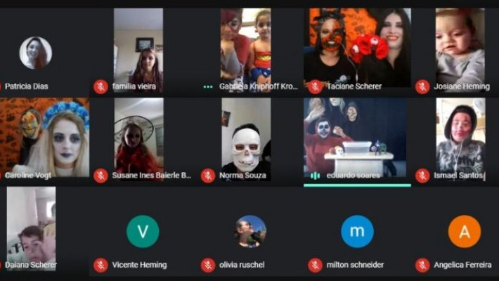 Programa AABB Comunidade realiza Halloween Virtual