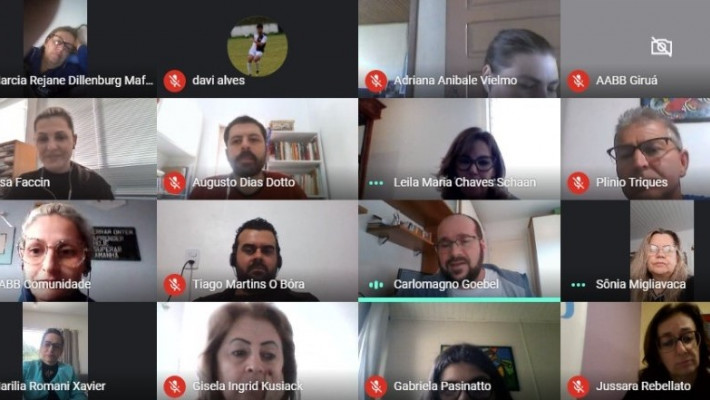 Presidente do CESABB/RS participa de reunião com Coordenadores Pedagógicos do Programa AABB Comunida