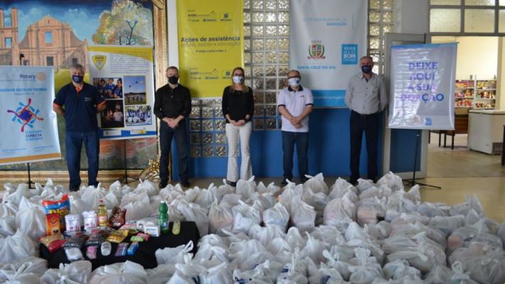 Ação Coronavírus COVID-19 entrega cestas básicas para educandos do Programa AABB Comunidade/SEE de S