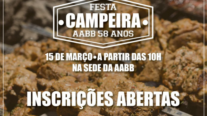Vem aí a Festa Campeira 2020 – AABB 58 anos