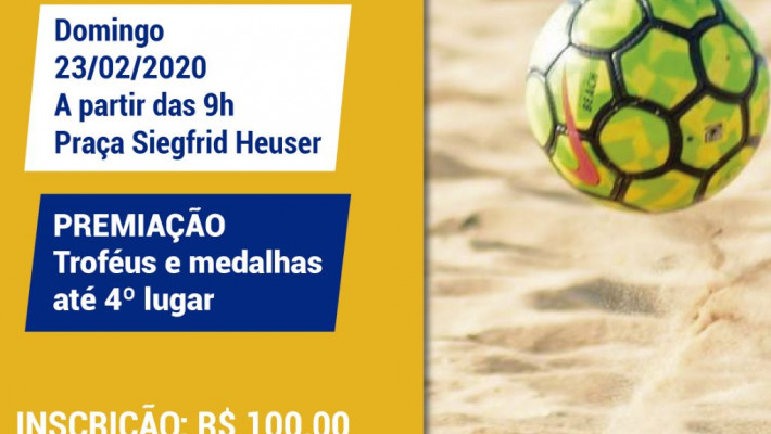 AABB vai apoiar evento de futebol de areia feminino