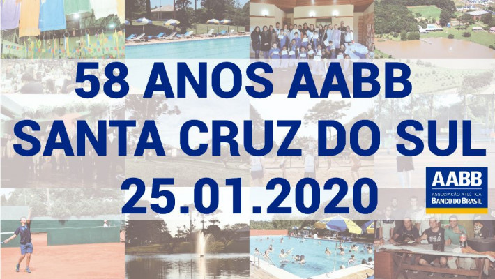58 anos – AABB Santa Cruz do Sul
