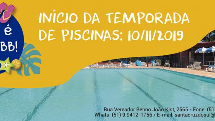 Abertura da Temporada de Piscinas AABB 2019/2020