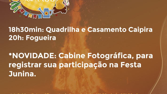 Falta pouco para o Arraiá da AABB!