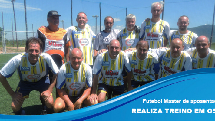 Equipe do futebol Master de Aposentados realiza treino em Osório
